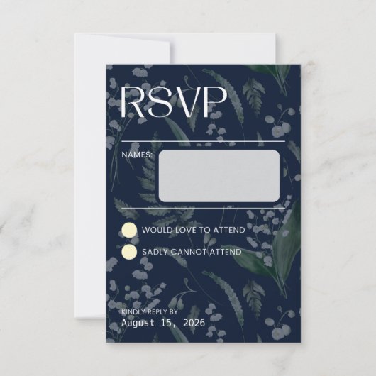 Lily of the Valley - Blue Collation RSVP (正面)