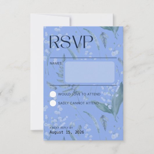 Lily of the Valley - Blue Collation RSVP (正面)
