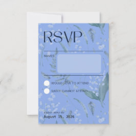 Lily of the Valley - Blue Collation RSVP