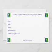 Lily of the Valley Bridal Shower Invitation 招待状 (裏面)