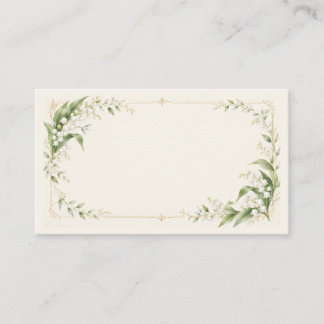 Lily of the Valley Enclosure Card エンクロージャーカード