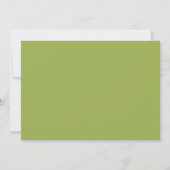 Lily of the Valley Floral Botanical Note Card ノートカード (裏面)