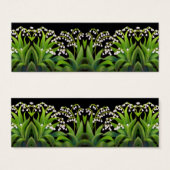 Lily of the Valley Flowersブックマーク (正面&裏面)