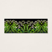 Lily of the Valley Flowersブックマーク (裏面)