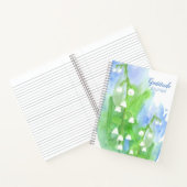 Lily of the Valley Flowers Anthrival Journal ノートブック (内部)