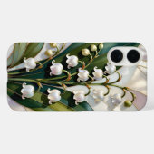 Lily of the Valley iPhone Case Elegant Botanical Case-Mate iPhoneケース (裏面 (横))