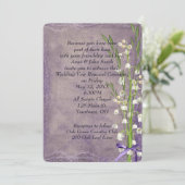 Lily of the Valley On Purple 招待状 (スタンド正面)