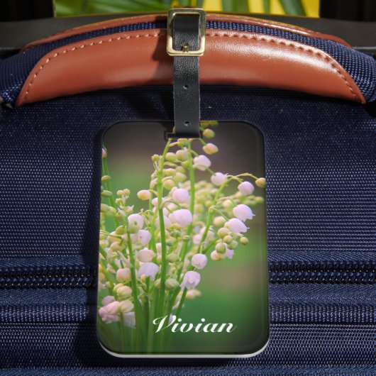 Lily of the valley personalised ラゲッジタグ (正面インサイチュ2)