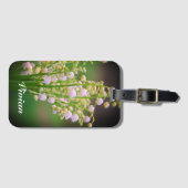Lily of the valley personalised ラゲッジタグ (正面横)