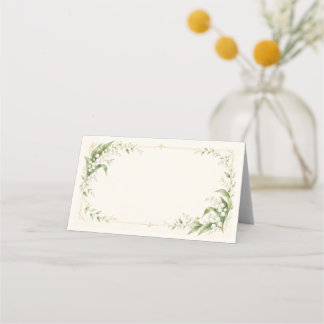 Lily of the Valley Place Card プレイスカード