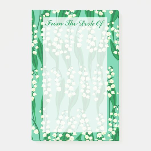 Lily of the Valley Post-It Notes ポストイット (正面)