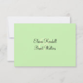 Lily of the Valley RSVP (裏面)