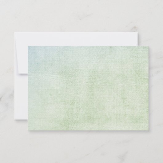 Lily of the Valley RSVP 招待状 (裏面)