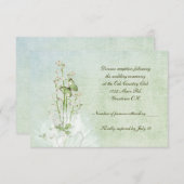 Lily of the Valley RSVP 招待状 (正面/裏面)