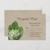 Lily of the Valley RSVP burlap (正面/裏面)
