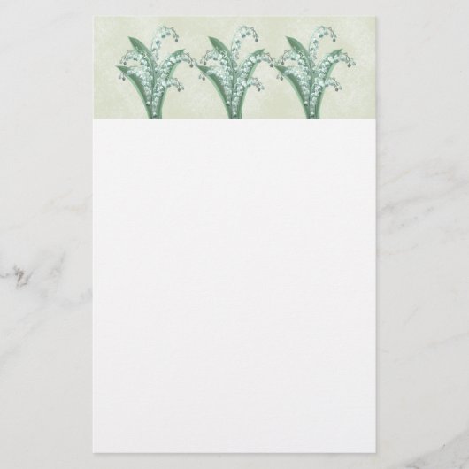 Lily of the Valley Stationery 便箋 (正面)