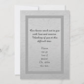 Lily of the Valley sympathy card from group カード (裏面)