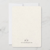 Lily-of-the-Valley Wedding Invitation 招待状 (裏面)