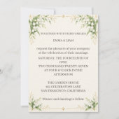 Lily of the Valley Wedding Invitation 招待状 (正面)