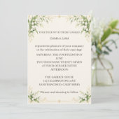 Lily of the Valley Wedding Invitation 招待状 (スタンド正面)
