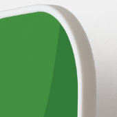 Lily Pad Green Circle Stripe with Name ピックルボールラケット (左詳細)