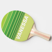 Lily Pad Green Horizon Striping with Name 卓球ラケット (横)