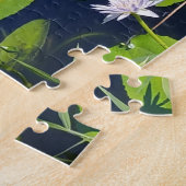 Lily Pad Pond写真または写真 ジグソーパズル (側面)