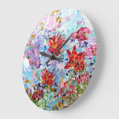 Lily Pads ラージ壁時計 (傾斜)