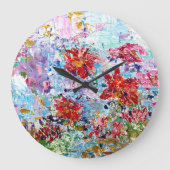 Lily Pads ラージ壁時計 (正面)