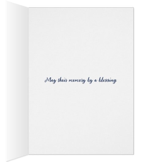 Lily Pads Sympathy Blessing (内側 (右))