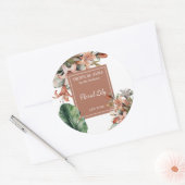 Lily Perfume Label ラウンドシール (封筒)