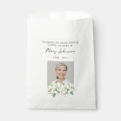 Lily Seed Packet Memorial Funeral Favor Bag フェイバーバッグ (正面)