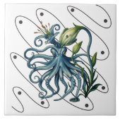 Lily Squid -ヴィンテージ科学ハイブリッド タイル (正面)