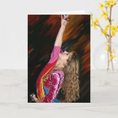 Lilya カード (黄色い花)