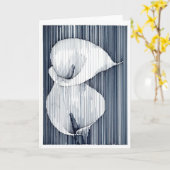 LilyLines カード (黄色い花)