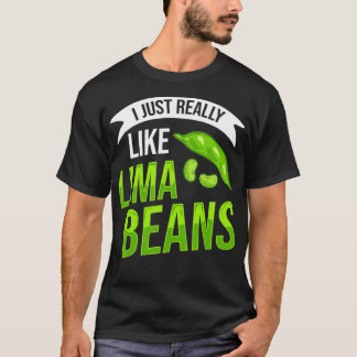 Lima Beans Plant Growing Planting  Tシャツ