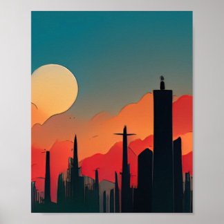 Lima  Comics style  ポスター