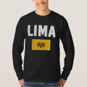 Lima Flag souvenir Peru Tシャツ (正面)