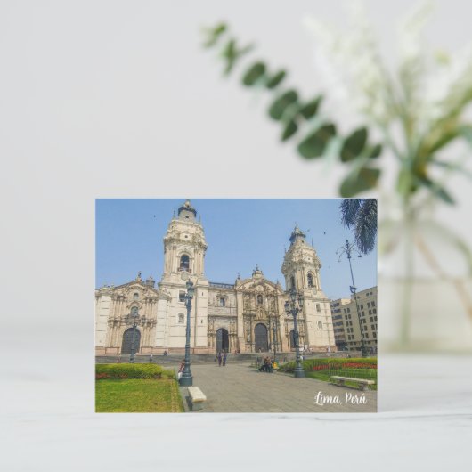 Lima, Perú, Plaza Mayor ポストカード (スタンド正面)