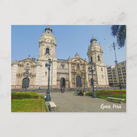 Lima, Perú, Plaza Mayor ポストカード (正面)