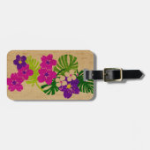 Limahuliの庭のハワイのサーフボードの荷物のラベル ラゲッジタグ (正面横)