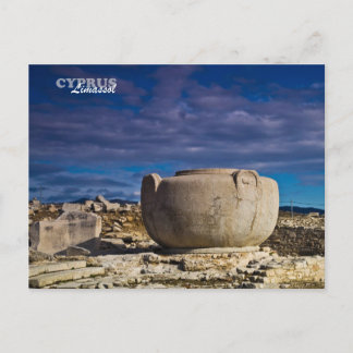 Limassol cYPRUS古代の記念碑ローマのギリシャのポスト ポストカード