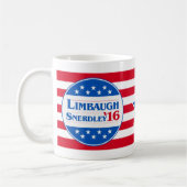 Limbaugh Snerdley 2016年 コーヒーマグカップ (左)