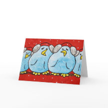 LimbBirdsの挨拶状および封筒