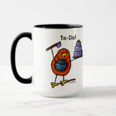 LimbBirdsの黒15のozの信号器のマグ マグカップ (左)