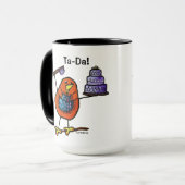 LimbBirdsの黒15のozの信号器のマグ マグカップ (正面左)