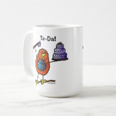 LimbBirdsの黒15のozの信号器のマグ マグカップ (正面左)