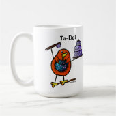 LimbBirdsの黒15のozの信号器のマグ マグカップ (左)