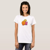 LimbBirds Womens Flowy Circle Top Tシャツ (正面フル)