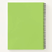 Lime Bloom Dream Notebook ノートブック (裏面)